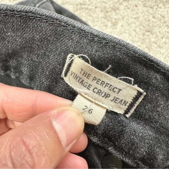 Madewell The Perfect Vintage Jean High Rise Tapered Leg in Sumner Wash Black 26 - Picture 11 of 16